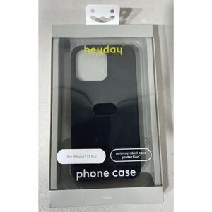 Iphone 13 Pro Phone Case Black Silicone with MagSafe Heyday NWT